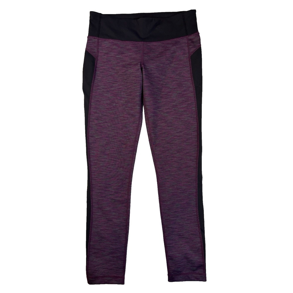 Kirkland Signature‎ Women's Med Athletic Yoga Active Leggings Purple/Black Gym